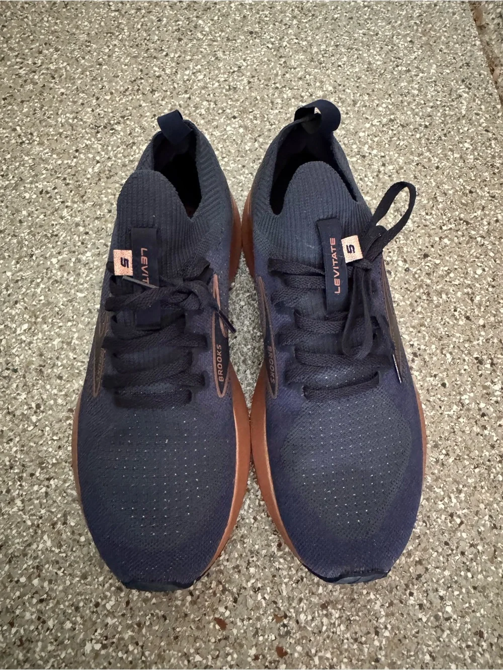 Brooks Levitate 5 Running Shoes - Navy Blue 8.5